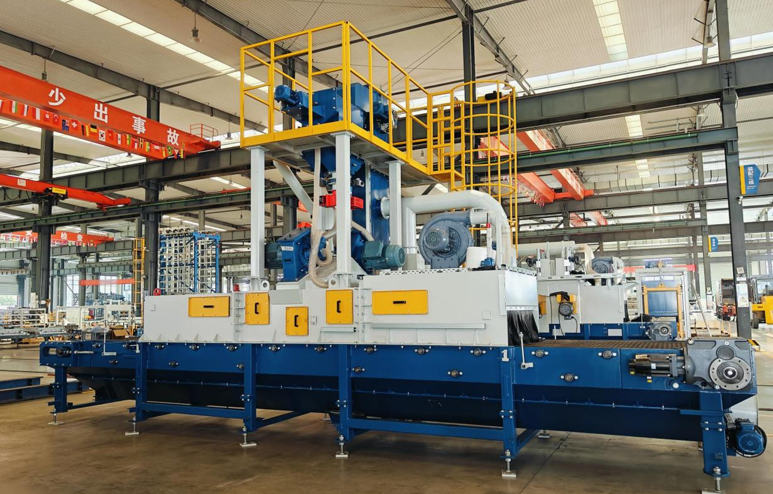 Quangongova oprema za sekundarno obdelavo je podvržena obsežni nadgradnji za krepitev standardne proizvodnje blokov